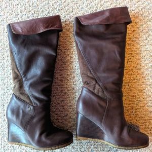 Ugg "Raveena" calf leather boots